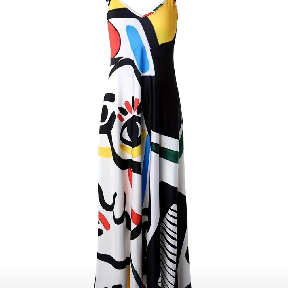 Color block maxi dress - Picture 3 of 8